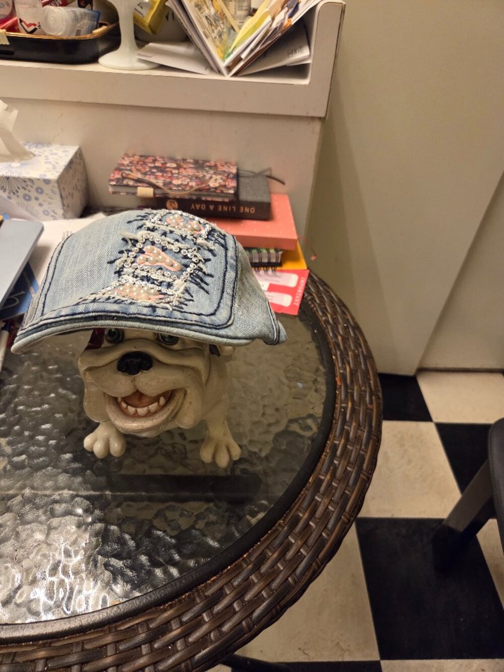 Denim cap